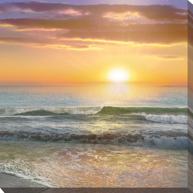 «Dawn Rays», reproduction de photo, H 36 po x l 36 po x P 1,5 po, Toile tendue