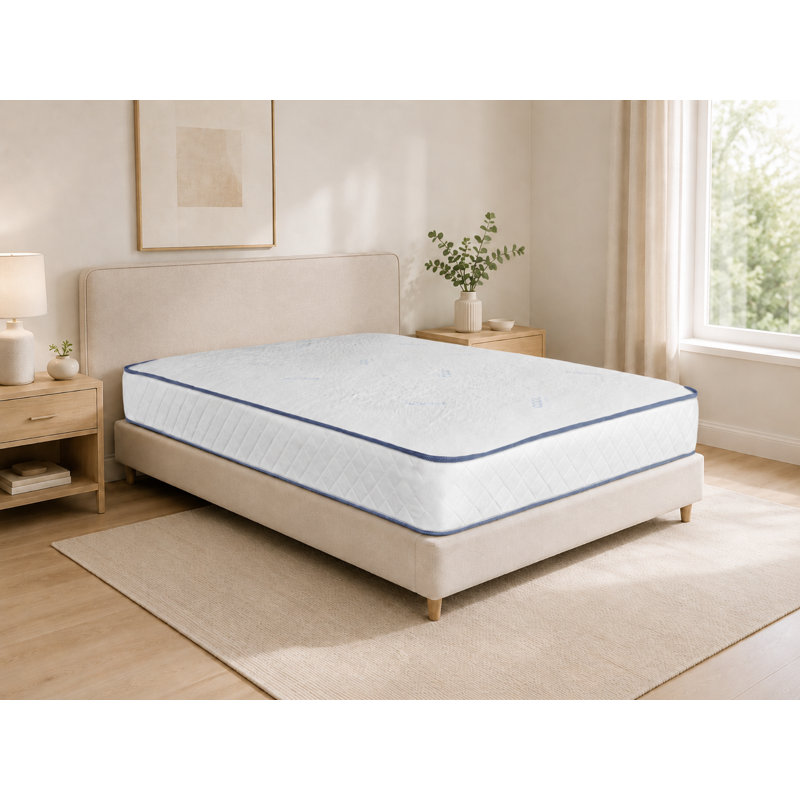 H Living Ltd Open Coil Mattress, Super King (6')