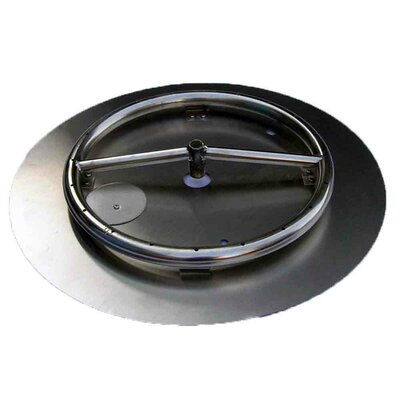 Stainless Steel Pan Ring Burner Fire Pit -  Tretco, FPK-OBRSS-18R