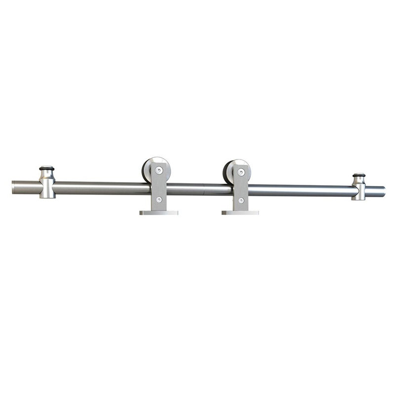 Stainless Steel Metal Standard Double Single Door Barn Door Hardware Kit