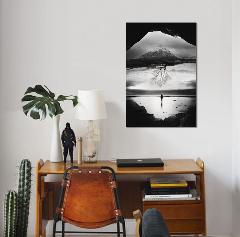 « tree of life », reproduction d’impression sur toile tendue, H 18 po x l 12 po x P 1,5 po, Toile tendue, Pas de tapis