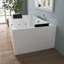 Baignoire de trempage autoportante en acrylique avec coussin de bain 71 po Tidal-137457825