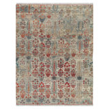 Multicolored Traditional Wool Rug - 9' x 12'