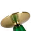 30" Round Coffee Table Glass/Sintered Stone Top With Brushed Gold Rim And Tempered Glass Base-109375775