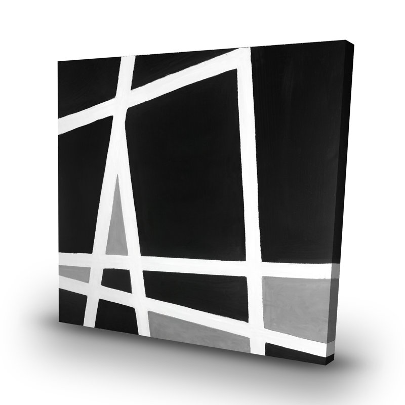 abstract shapes - 32"x32" art on canvas