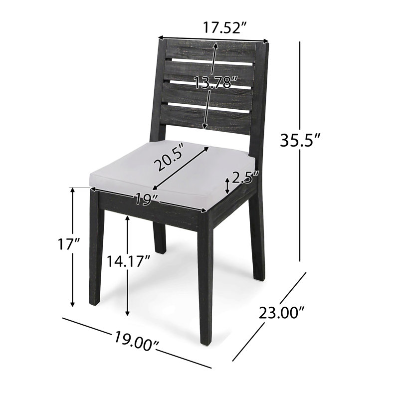 NESTOR ARMLESS DINING CHAIR