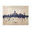 «Dallas Texas Skyline Concrete» par Michael Tompsett, impression sur toile tendue-553585628
