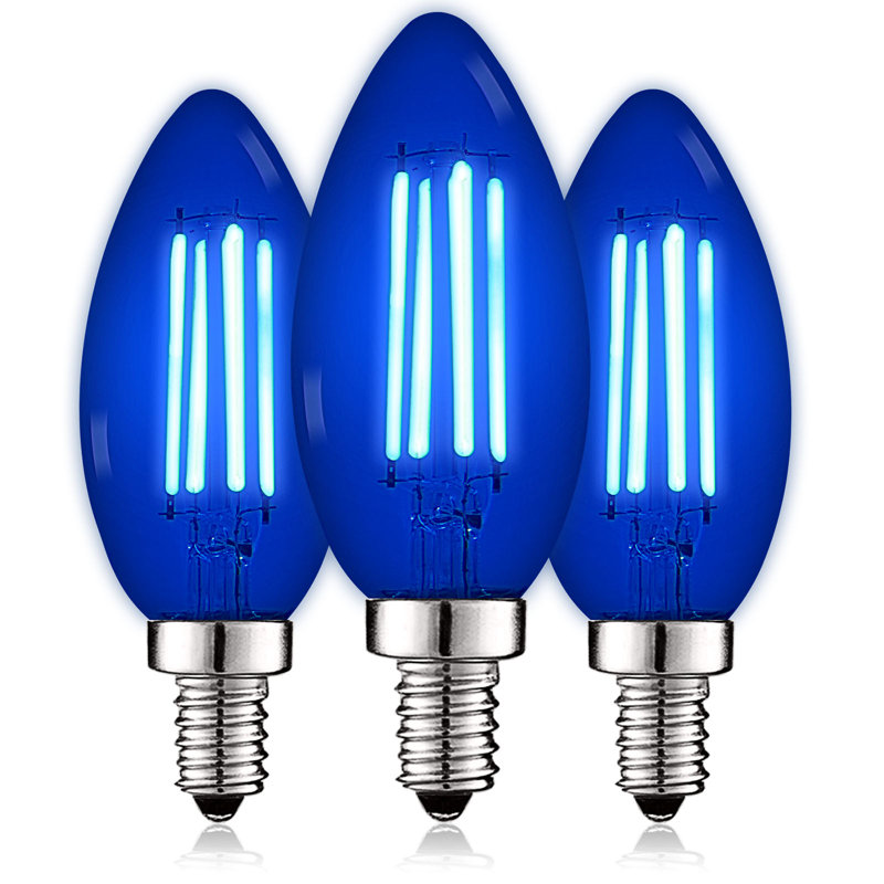 4,5 W (équivalent à 40 W), ampoule à DEL B11, ampoule colorée, culot E12 / candélabre