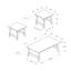 Ensemble de table, ensemble 3 pièces, café, bout, côté, accent, stratifié, transitionnel-1537458477