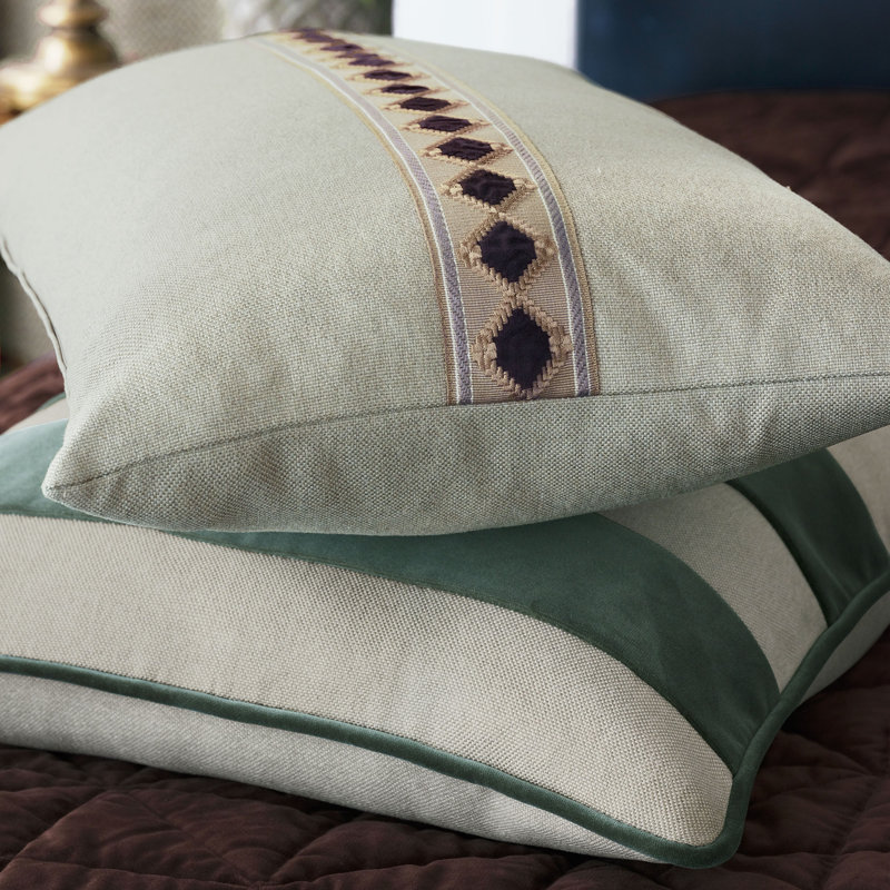 Steeplechaser Square Pillow Cover & Insert