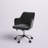 Sekani Velvet Ergonomic Swivel Adjustable Height Task Chair-1345360722-1345360720