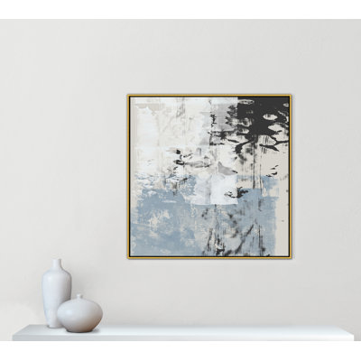 Reflections In Blue II - Square Version Print by Isabelle Z