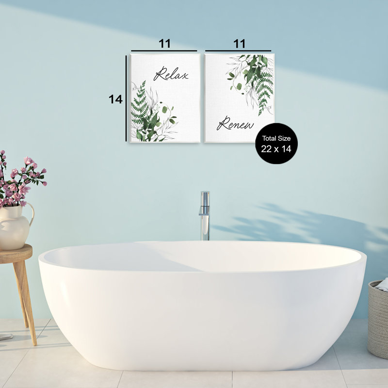 Ensemble de 2 plaques murales Relax Renew