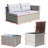 4 Piece Outdoor Sectional Sofa Set