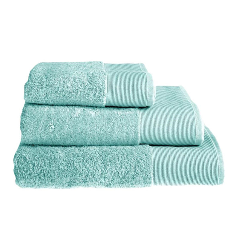 Sustainable Bamboo Hand Towel, Duck Egg