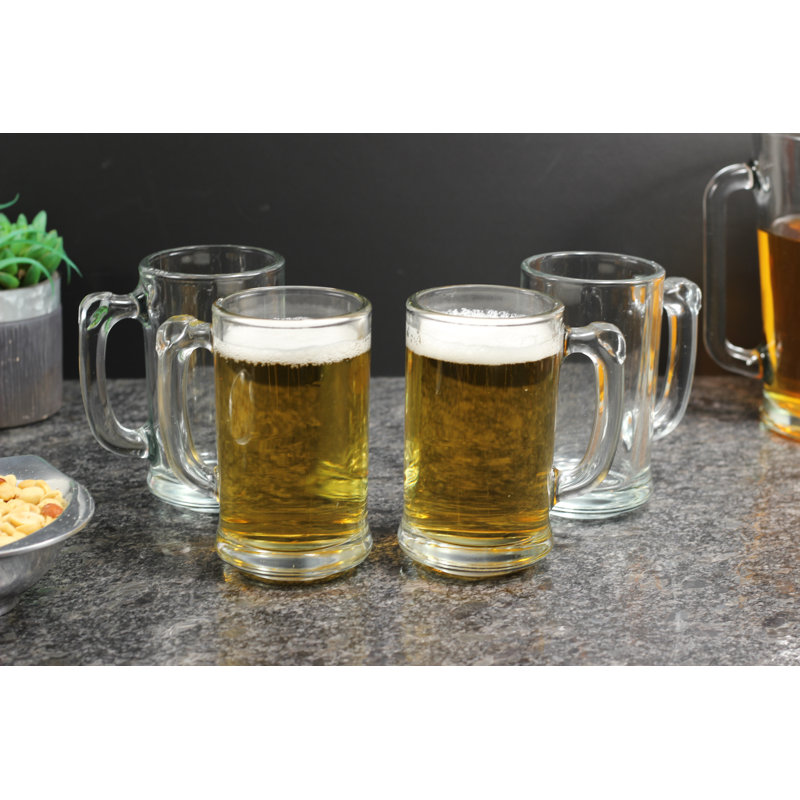 Ensemble de 4 tasses à bière Tarro Cervecero Munich 14 oz