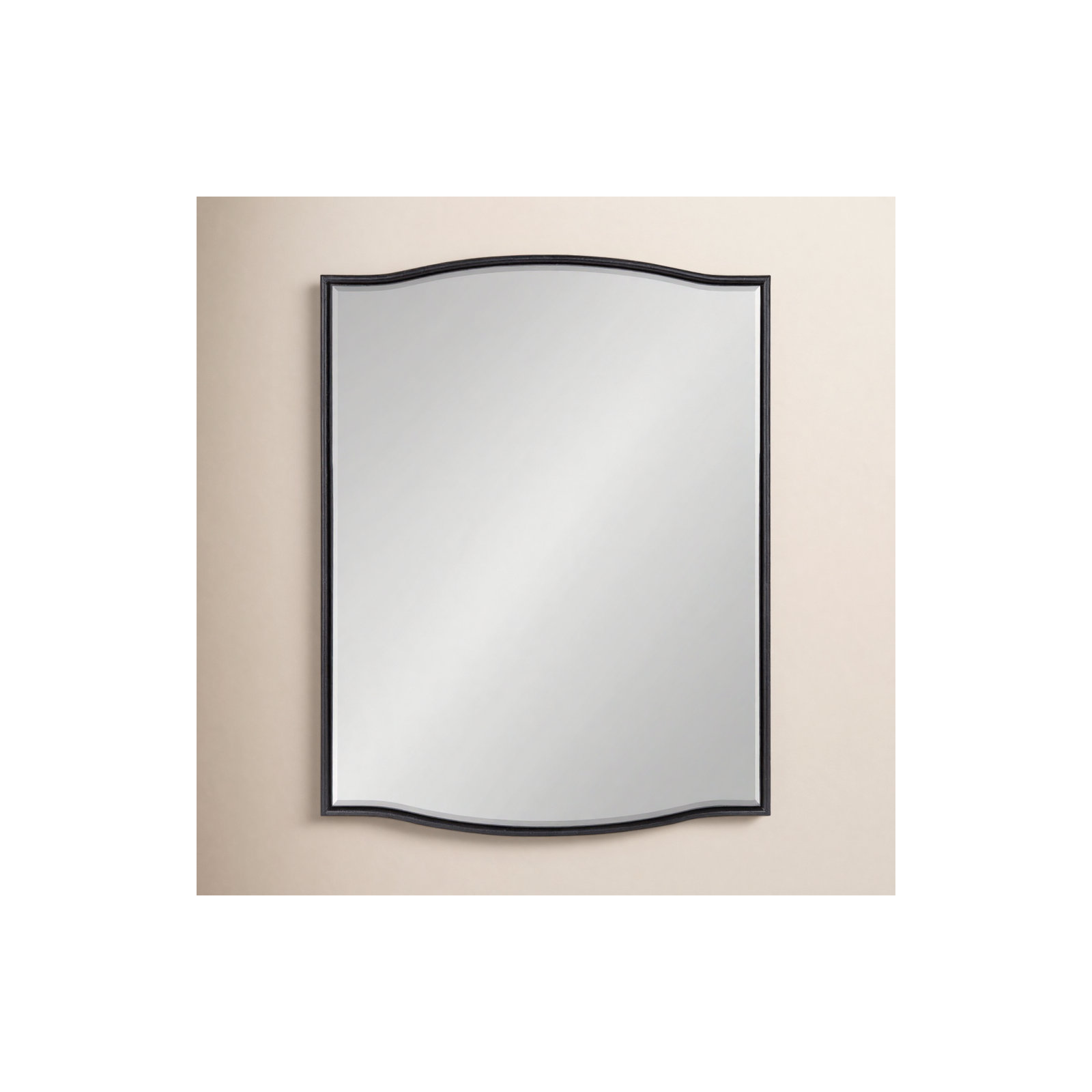 Meagan Mirror, 24" x 18", Black