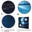Blue The Moon Is The Blue II - Fantasy Wall Art Living Room-598876432-598876439