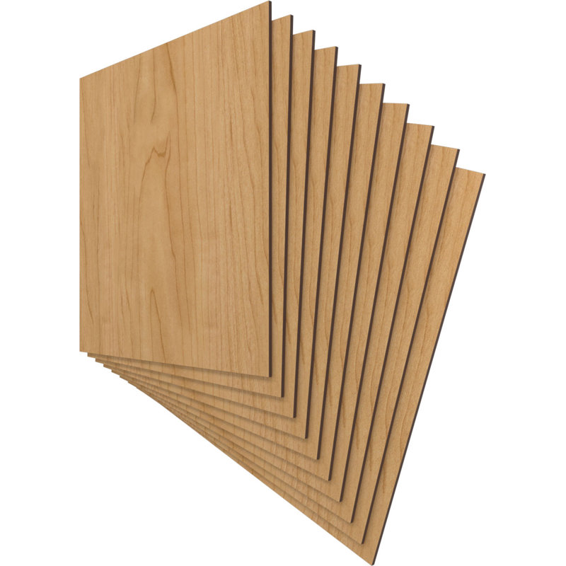 Planches en bois, Érable, H 23,75 po x l 23,75 po x P 0,25 po