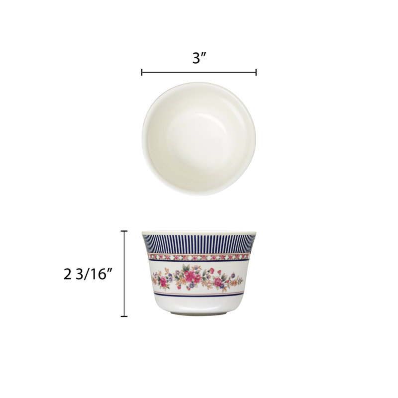 Tasse à thé 5 onces mélamine Rose