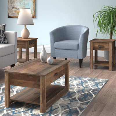 Lanarose 3 Piece Coffee Table Set