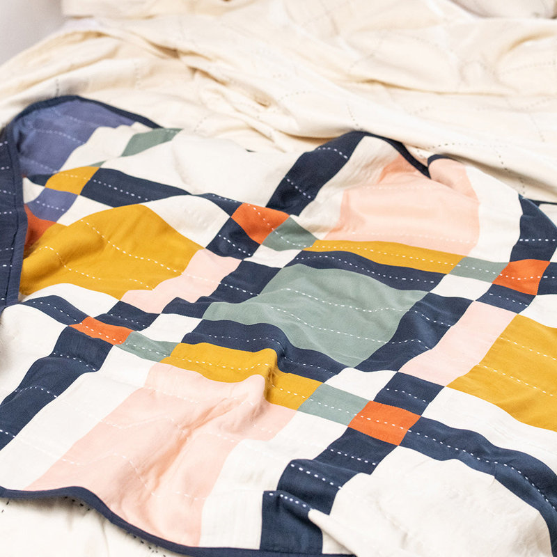 Quilted Throw Blanket