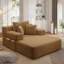 Méridienne avec 3 coussins, canapé-lit convertible avec poche de rangement-572582183
