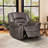 6- Piece Classic Soft Faux Leather Reclining Living Room Set-101798211