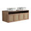 Meuble-lavabo 48 po avec lavabo d'art en céramique, porte à fermeture en douceur 4 po, montage flottant, contreplaqué (emballage KD)-1985769792-1985769793