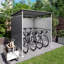 Outdoor Pergola for Patio, Bike Storage Shed