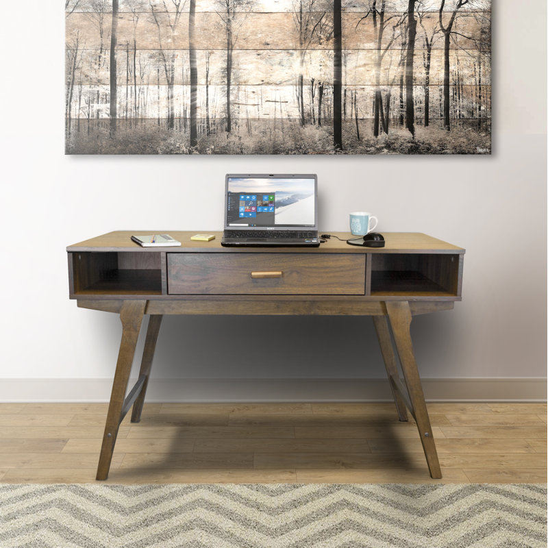Lorello Solid Wood Base Writing Desk