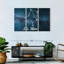 «Libra Zodiac Constellation», ensemble de 3 impressions sur toile par Luna-2387695