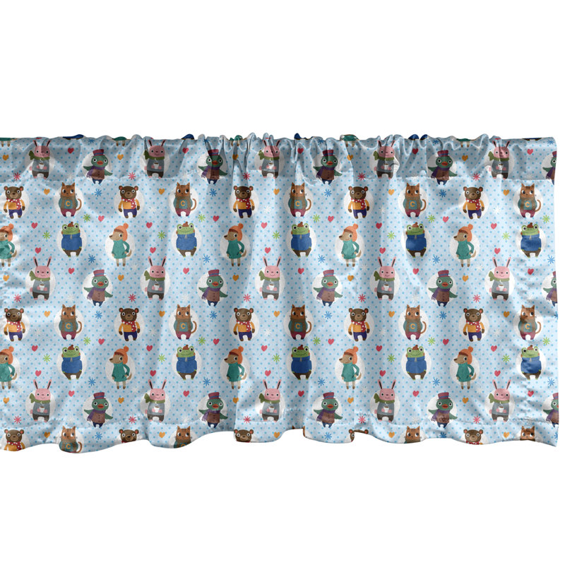 Multicolore ensemble de cantonnière Ambesonne, L 54 po x L 12 po