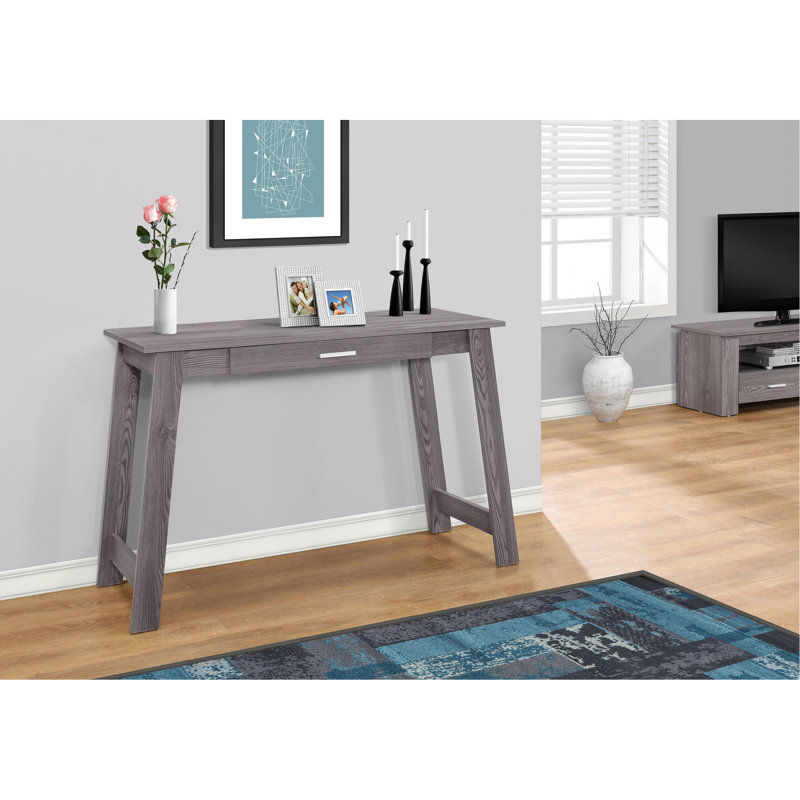 Bureau d'ordinateur, bureau personnel, ordinateur portable, tiroirs de rangement, travail, stratifié, contemporain, moderne