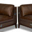 Canapé modulaire en cuir véritable de 115 po Rayana-805645210