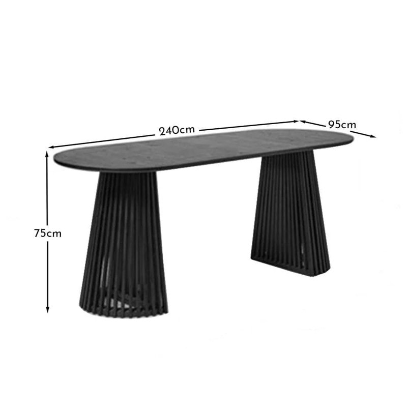 Hopley Oval Dining Table