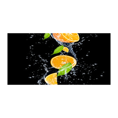 Oranges And Water - Wrapped Canvas Print