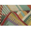 Striped Wool Kilim Oriental Area Rug 6x8