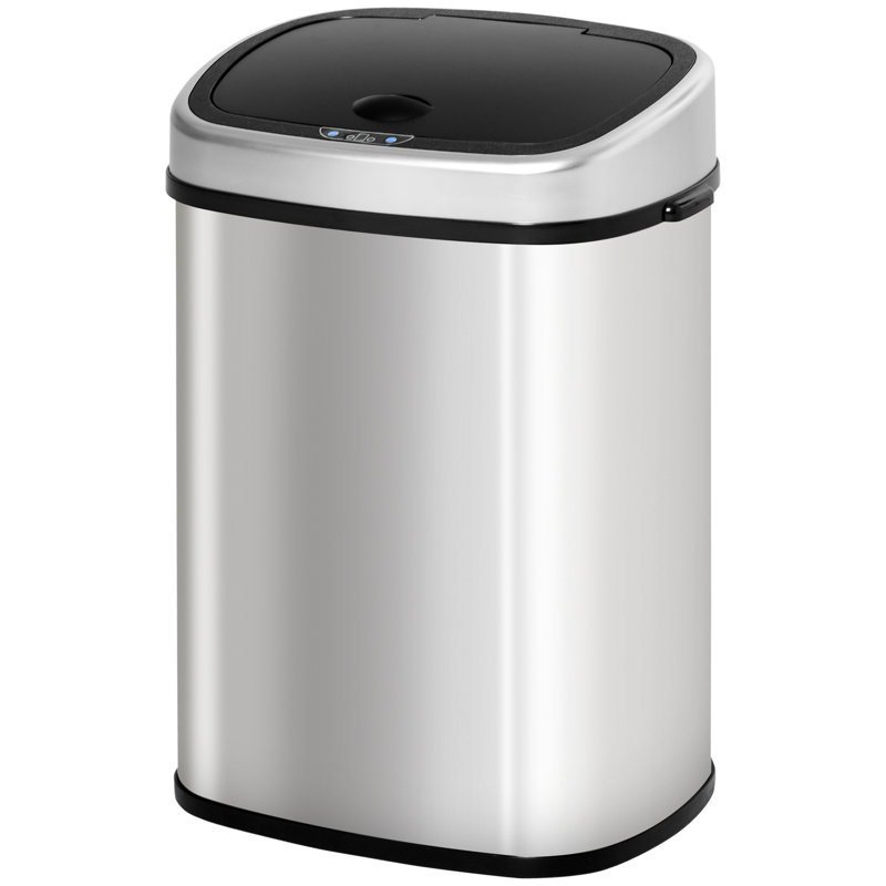 Steel Motion Sensor Rubbish Bin, 58L