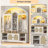 Multi-Functional Wardrobe/Entrance Wardrobe, Equipped With Shoe Racks, Clothes Hangers And Hooks. Wardrobe - A Wardrobe Is Made Of Sturdy Medium-Density Fiberboard With Modern Design And Practical Sto-1041463773