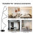 Kimarie 66.92" Modern Black Dimmable LED Novelty Floor Lamp