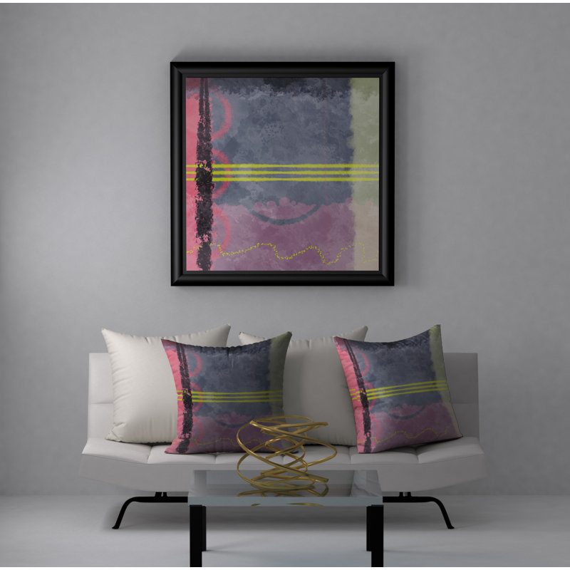  Housse et insert de coussin carré Giggle Exhilaration, 18" x 18"