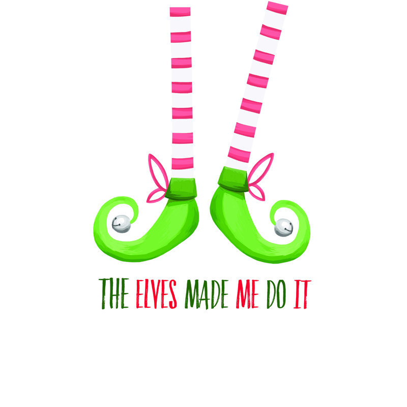 Elves Made Me - impression sur toile tendue, H 24 po x l 18 po