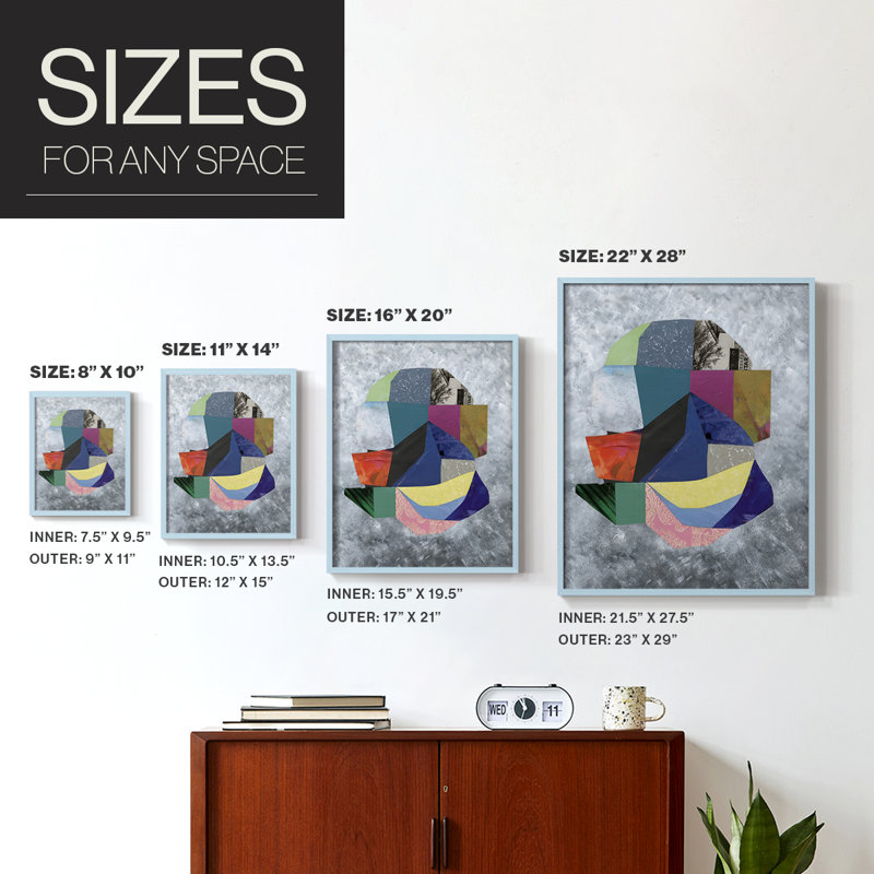 Beyond the Mirage II Framed Print - Solid Wood