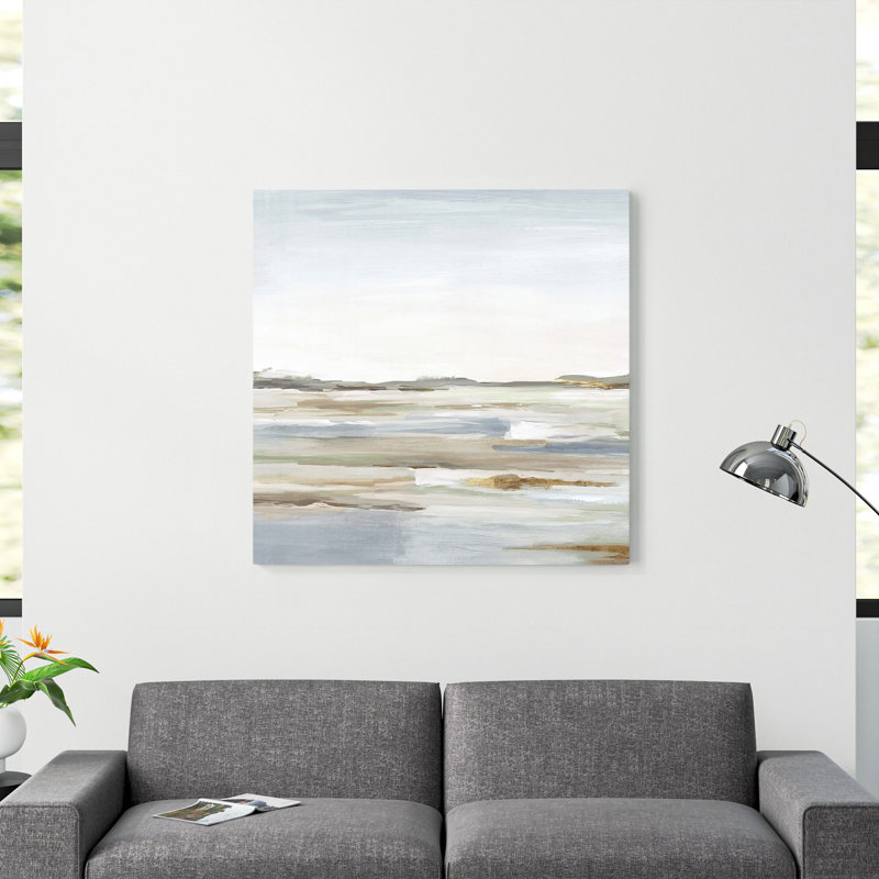 «Vastness II» par Eva Watts - reproduction d'art, H 48 po x l 48 po, Toile tendue, Sans cadre