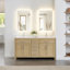 Beckett 66" Freestanding Double Bathroom Vanity with Cultured Marble Top-411161620-473309660-481319801