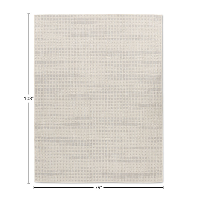 Tapis d'extérieur à séchage rapide Janzel Cabana, Rectangle 6 pi 7 po x 9 pi