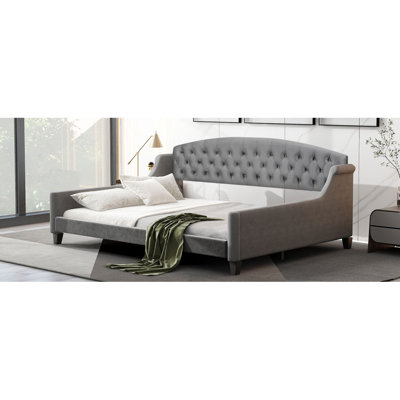 Luxury Tufted Button Daybed  Smaae