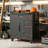 34.3 Inch Heavy Duty Rolling Steel Tool Cabinet, 4 Drawer Garage Storage Organizer With Secure Lockable Compartment For Workshop & Home Use