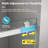56"- 60" W x 78" H Double Sliding Frameless Shower Door with 3/8"(10mm) Clear Tempered Glass, Stainless Steel Accessories Chrome-120383175-137519096